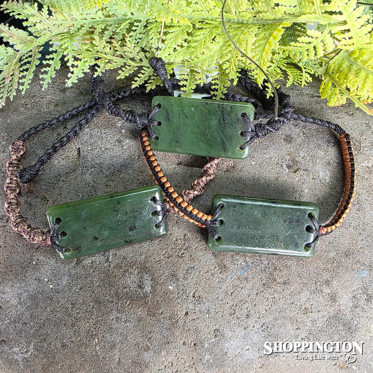 Pounamu - Bracelet Large ID Tag