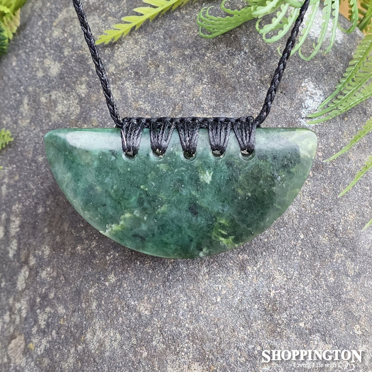 Pounamu - Breast Plate 77mm