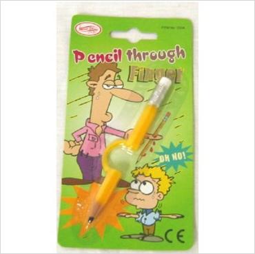 Practical Joke: Pencil Through Finger