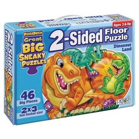 Dinosaur Land 2-Sided Puzzle