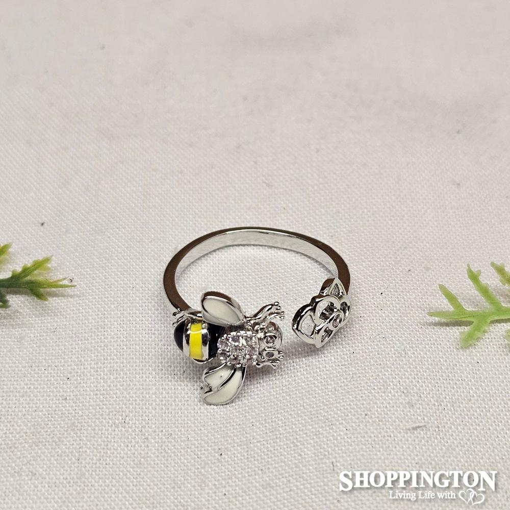 Ring - Bee & Flower