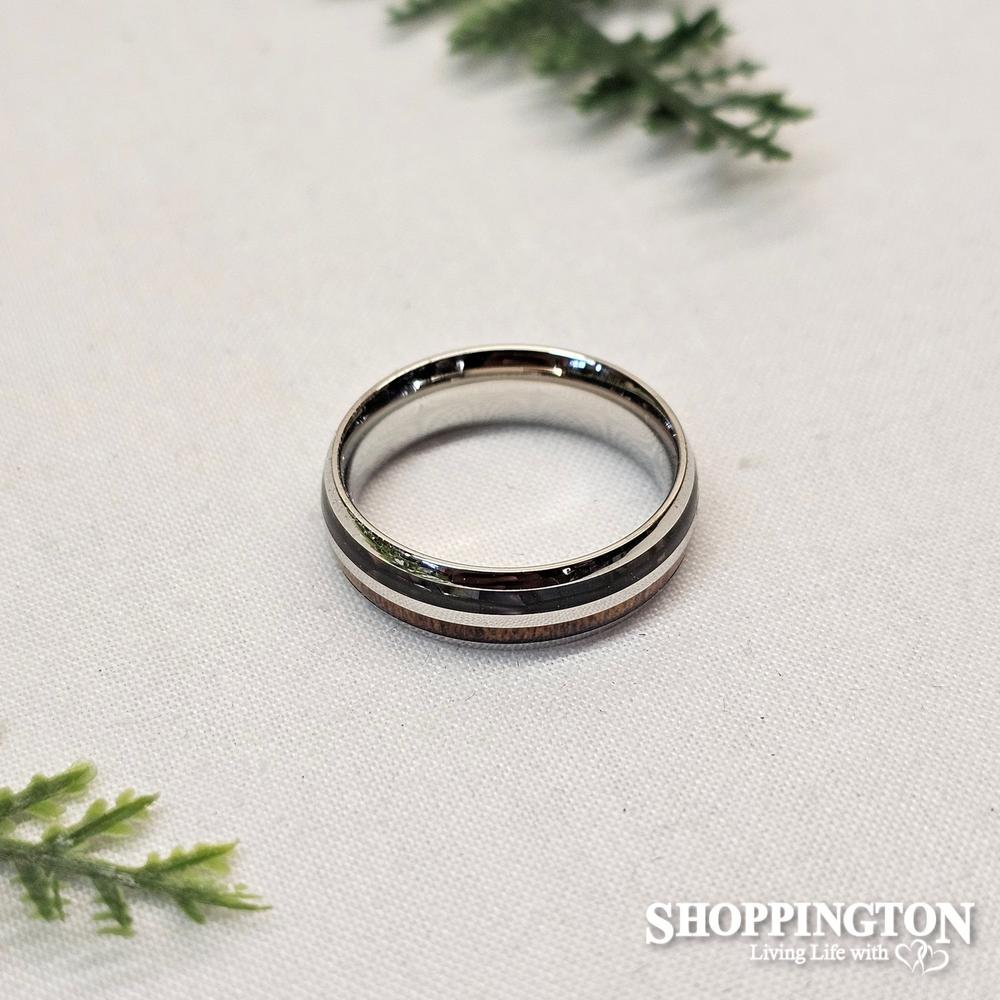 Ring - Paua & Wood