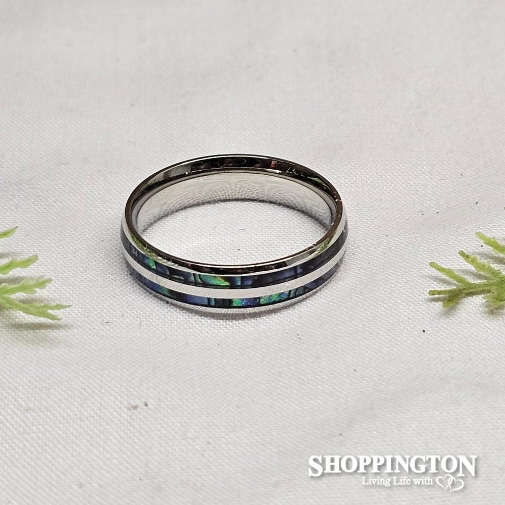 Ring - Stainless Steel Double Inlay