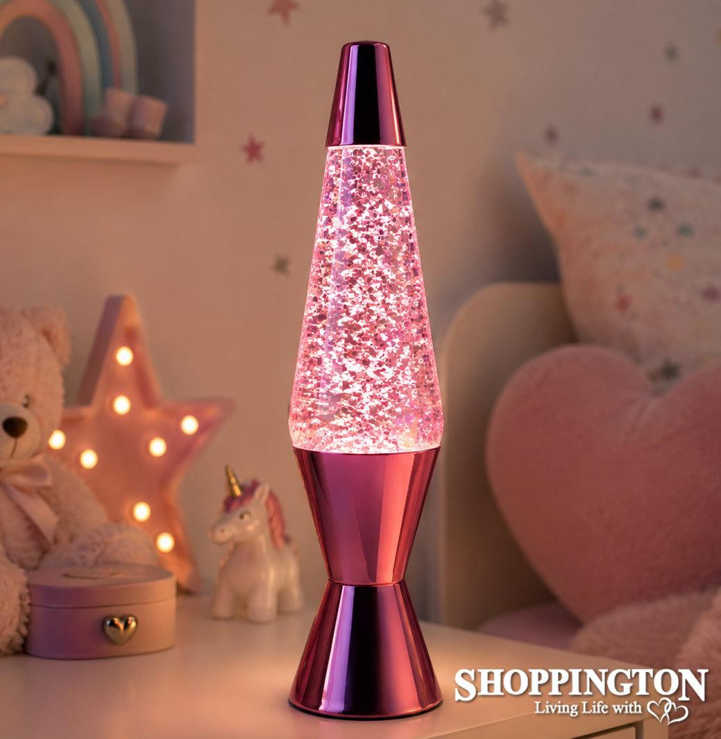 Rose Gold Diamond Glitter Lamp