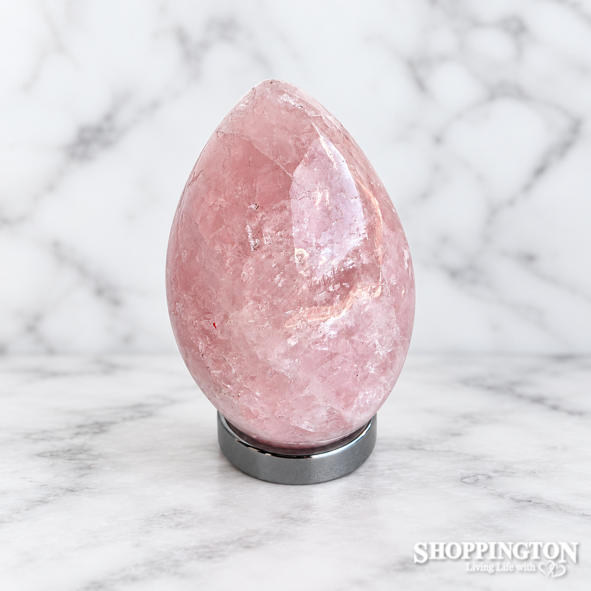 Rose Quartz Egg