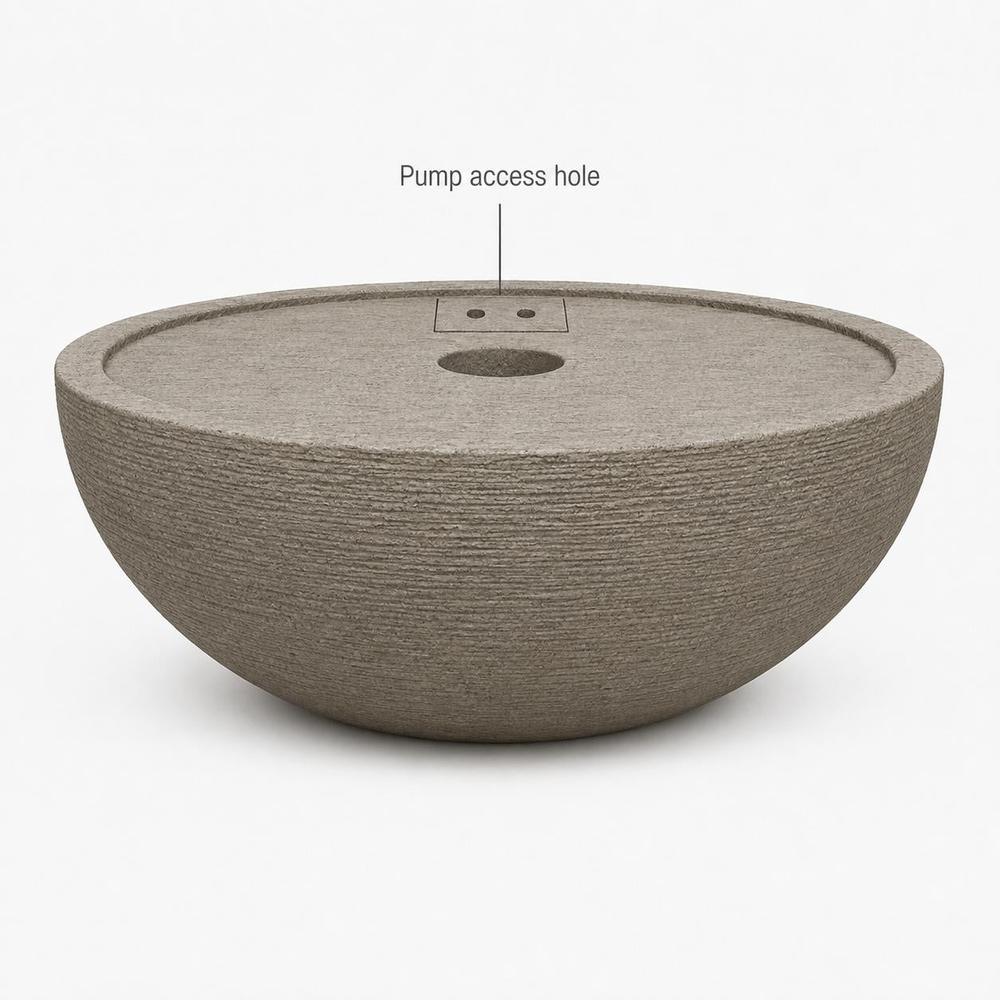 Round Concrete Trough 80cm