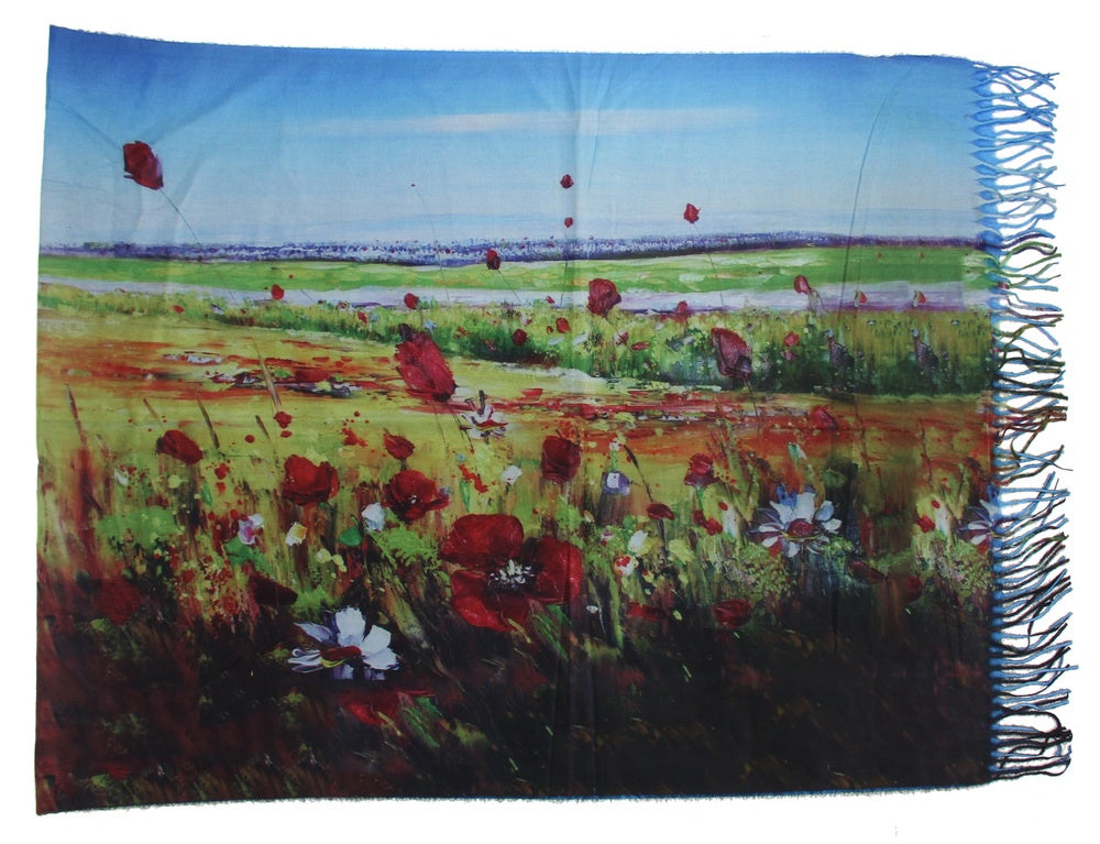 Scarf - Outdoor Field Landscape