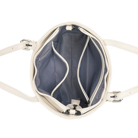 Black Caviar Sophia Handbag - Cream 2pc