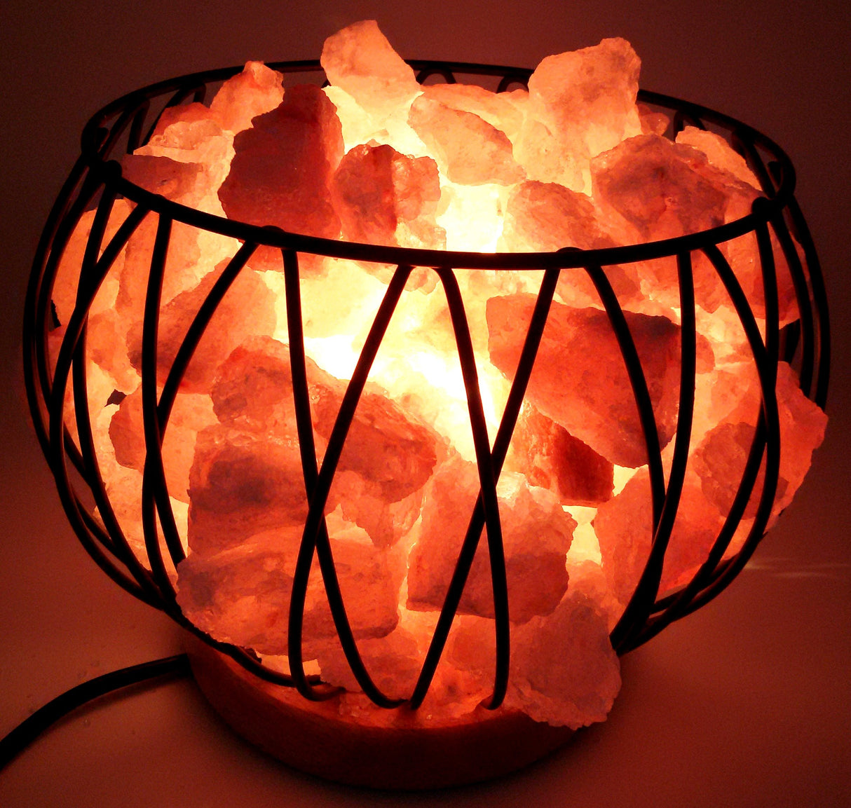 Himalayan Salt Cage Lamp