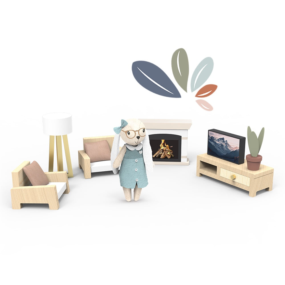 Speedy Monkey Dolls House Furniture - Living Room