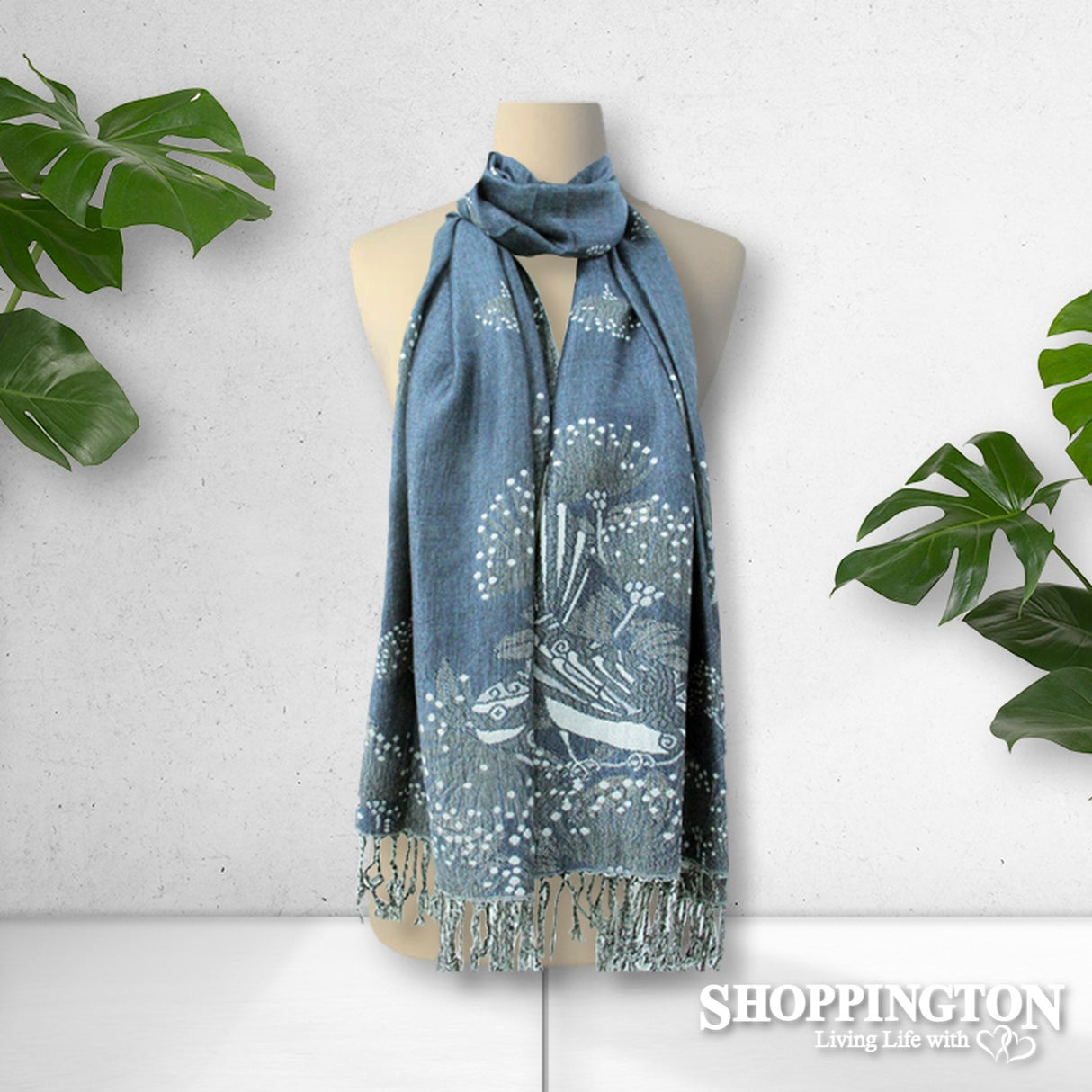 Scarf - Pashmina Look Pohutukawa Navy