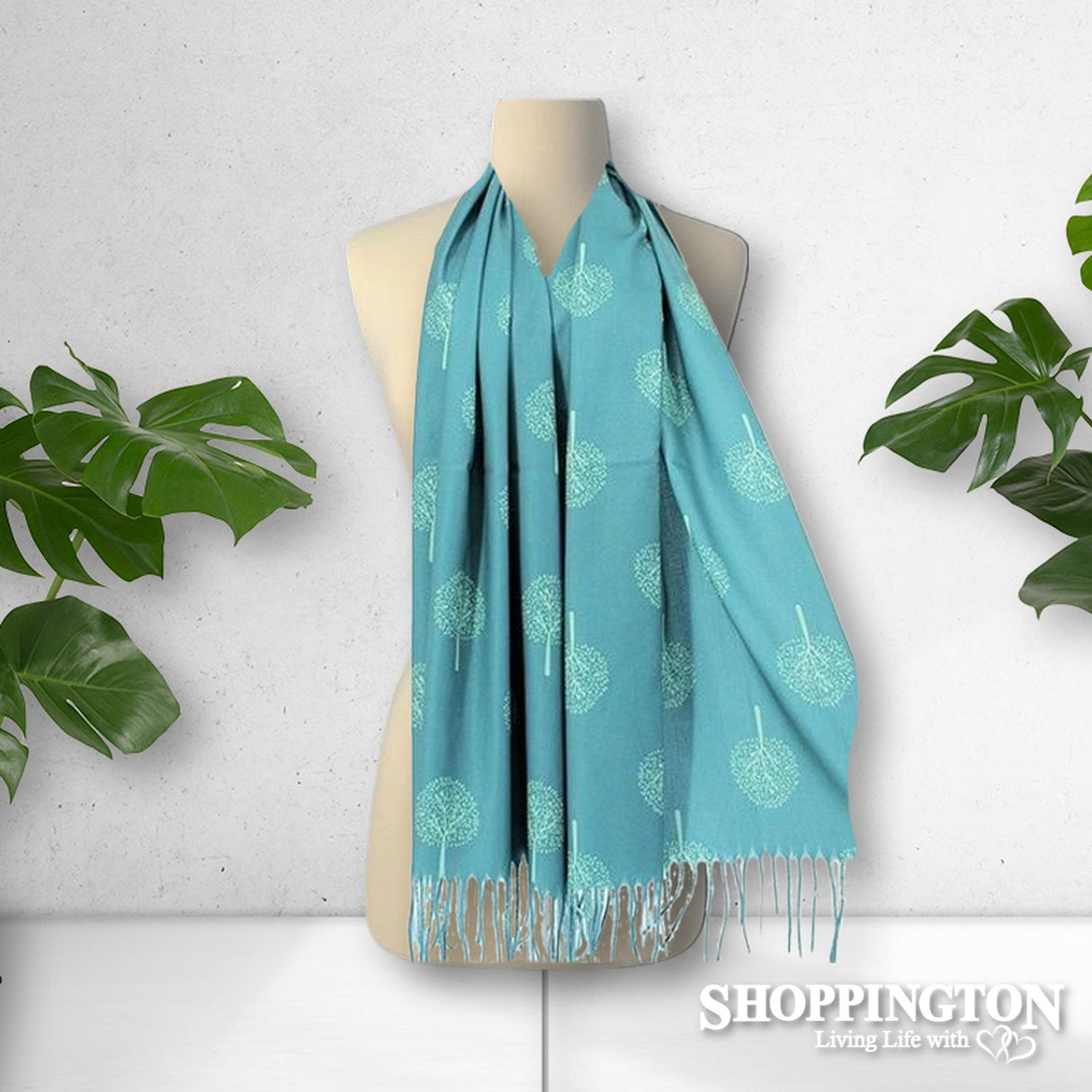 Scarf - Soft Touch Tree Teal