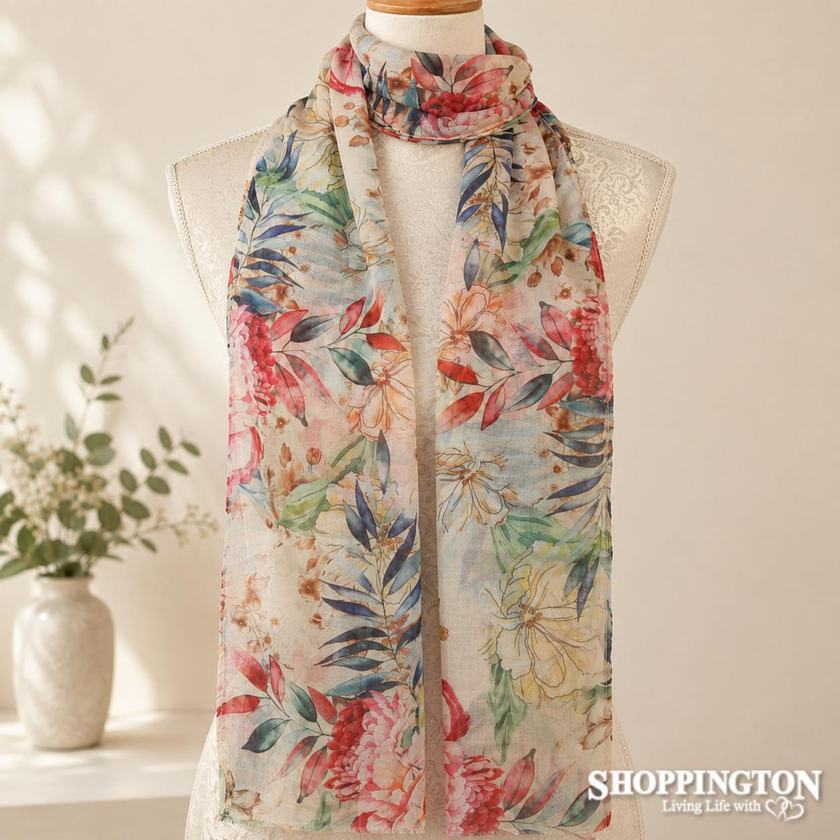 Scarf - Botannical Flowers