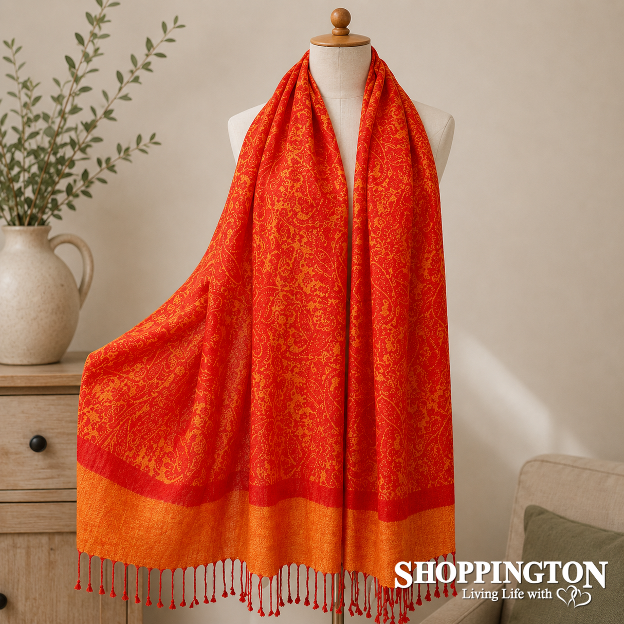 Scarf - Pashmina Feel Orange