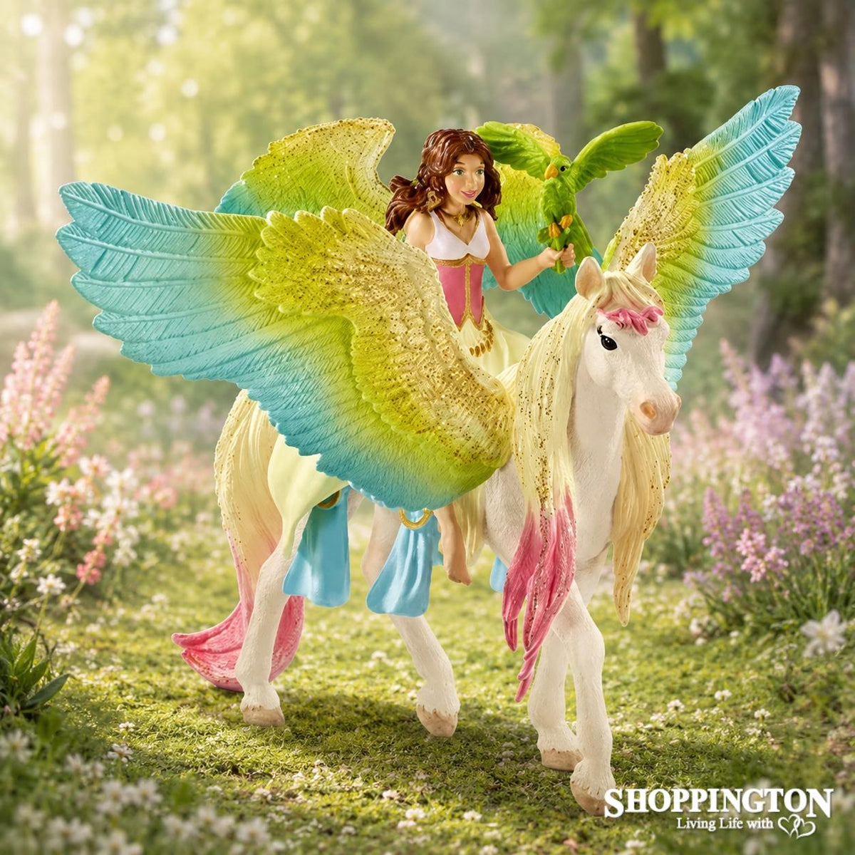 Schleich Collectables - Bayala Fairy Surah with Glitter Pegasus