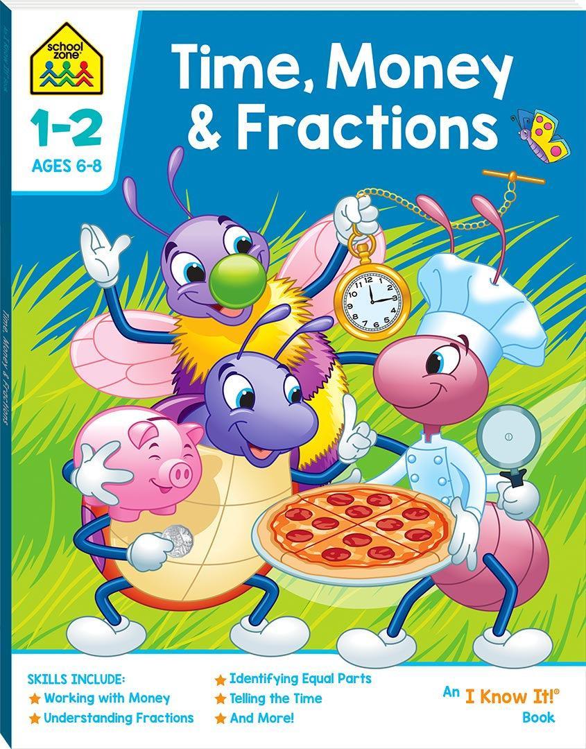 School Zone - Time, Money & Fractions