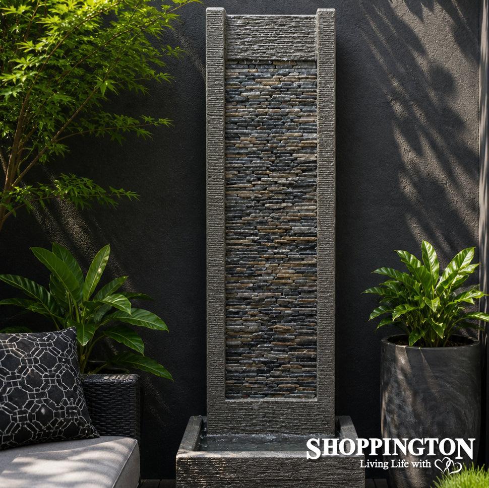 Slate Pillar Water Feature 50cm x 175cm