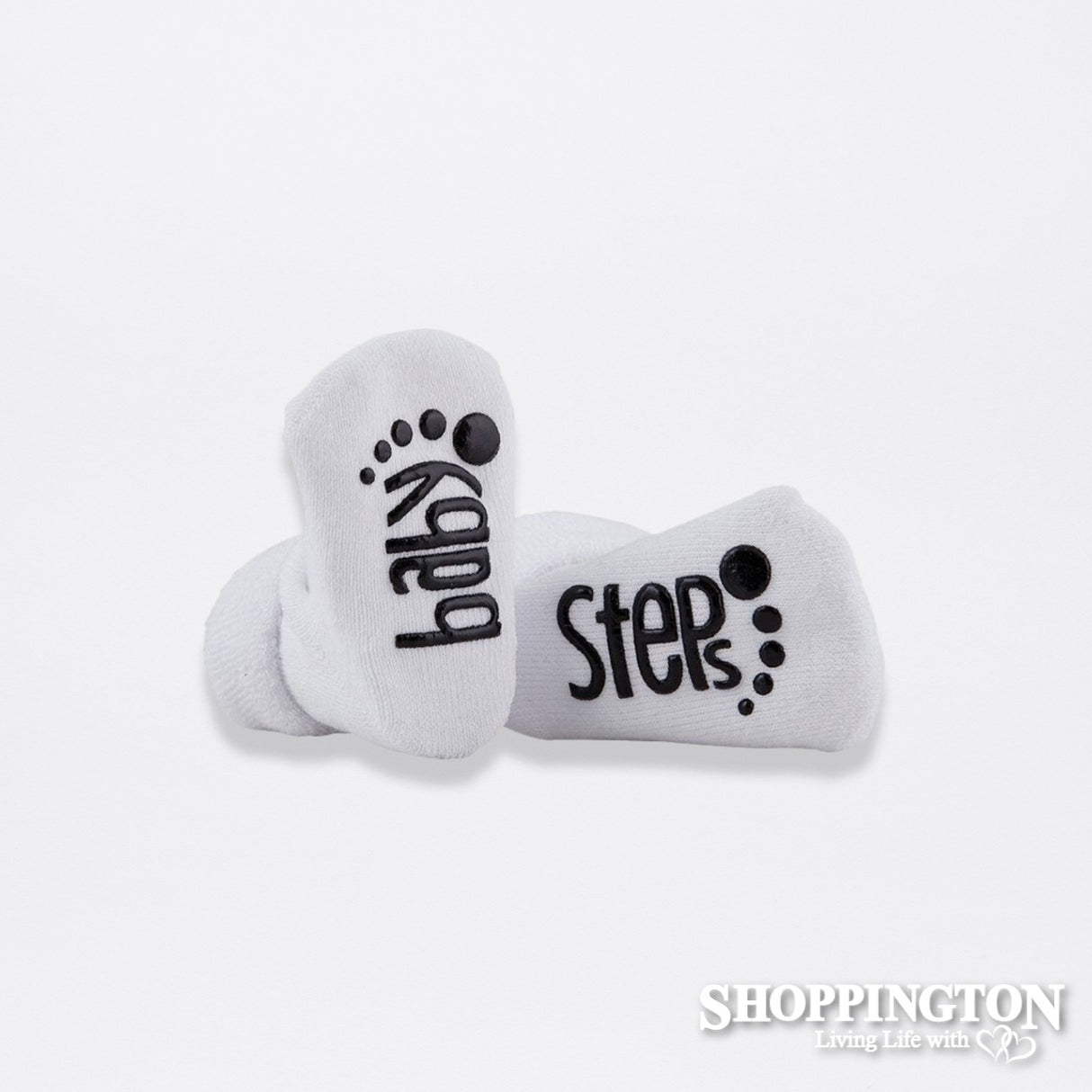 Socks - Baby Steps - White, 3-12 Mths
