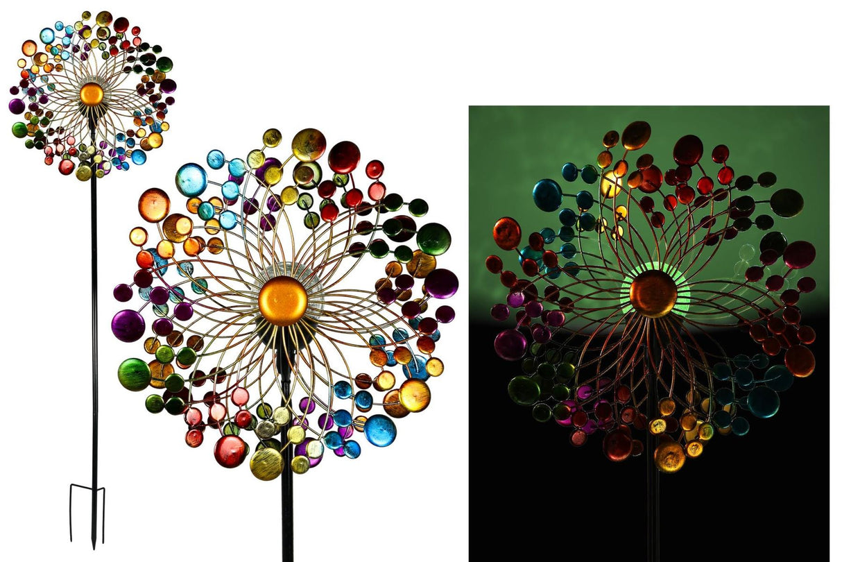 Solar Metal Wind Spinner