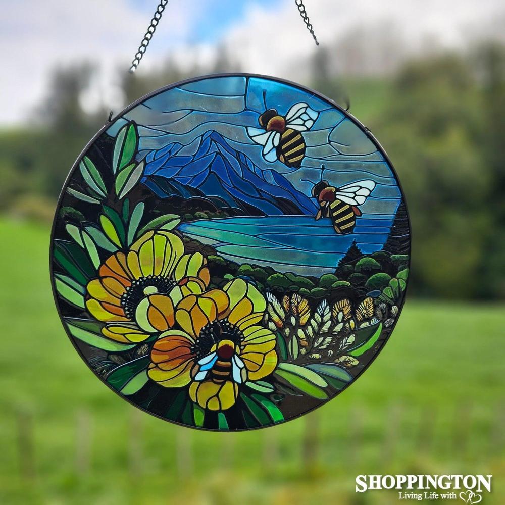 Stained Glass Hanger - Bee's