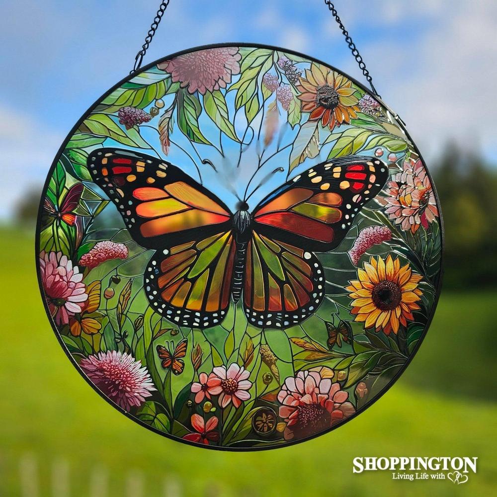 Stained Glass Hanger - Butterfly