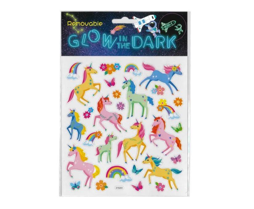Stickers - Glow In The Dark Unicorns