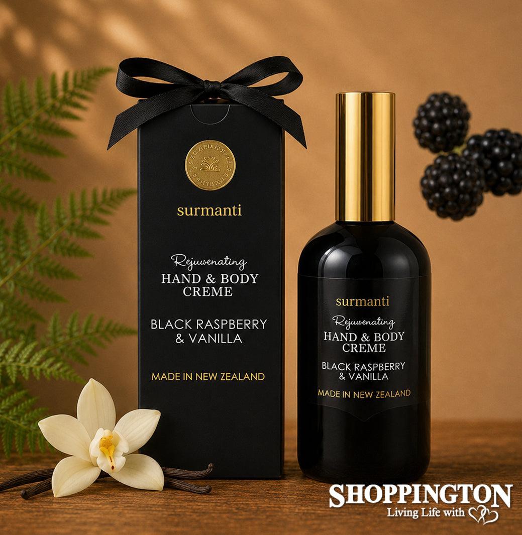 Surmanti Black Raspberry & Vanilla Hand & Body Creme
