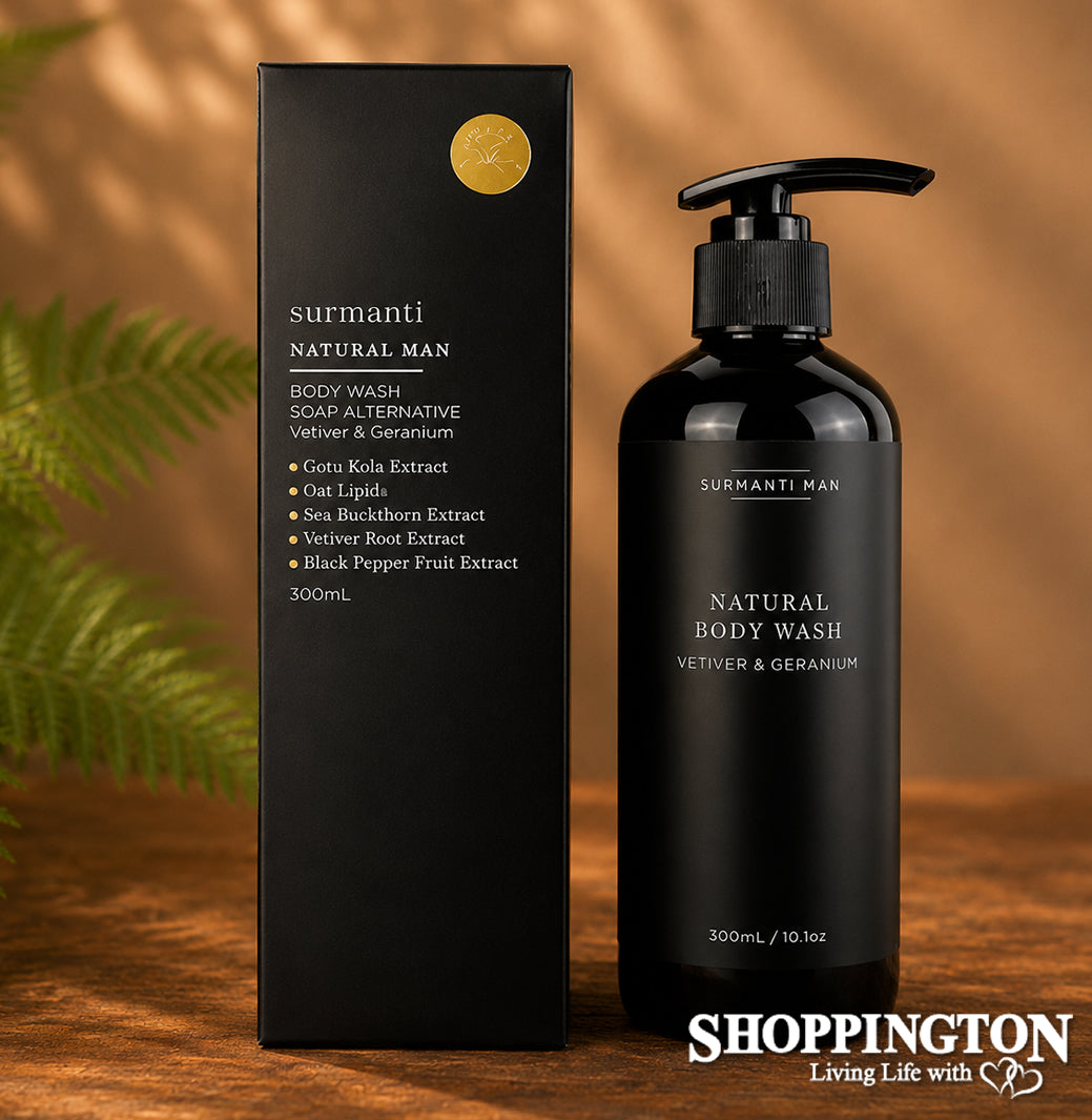 Surmanti - Natural Man Body Wash Soap Alternative