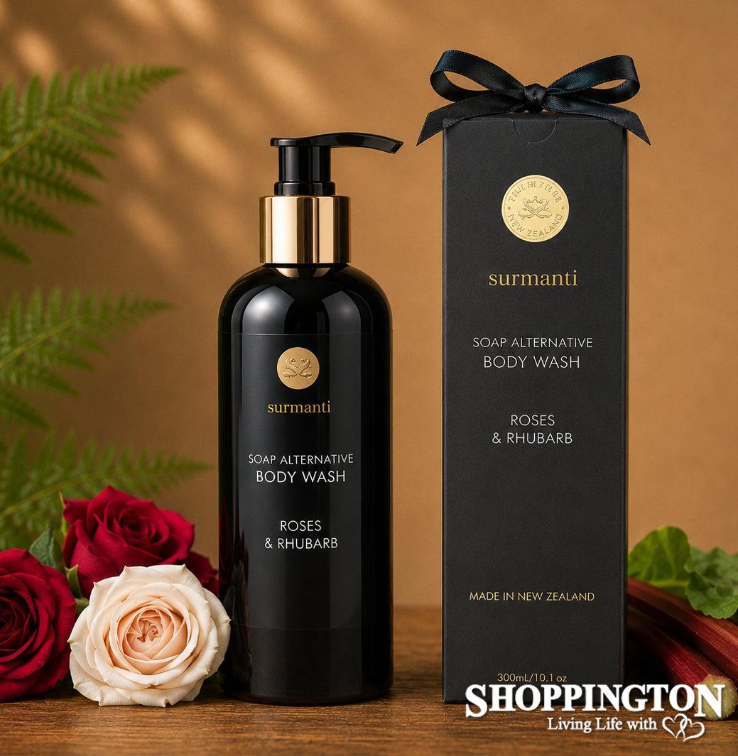 Surmanti Roses & Rhubarb Body Wash