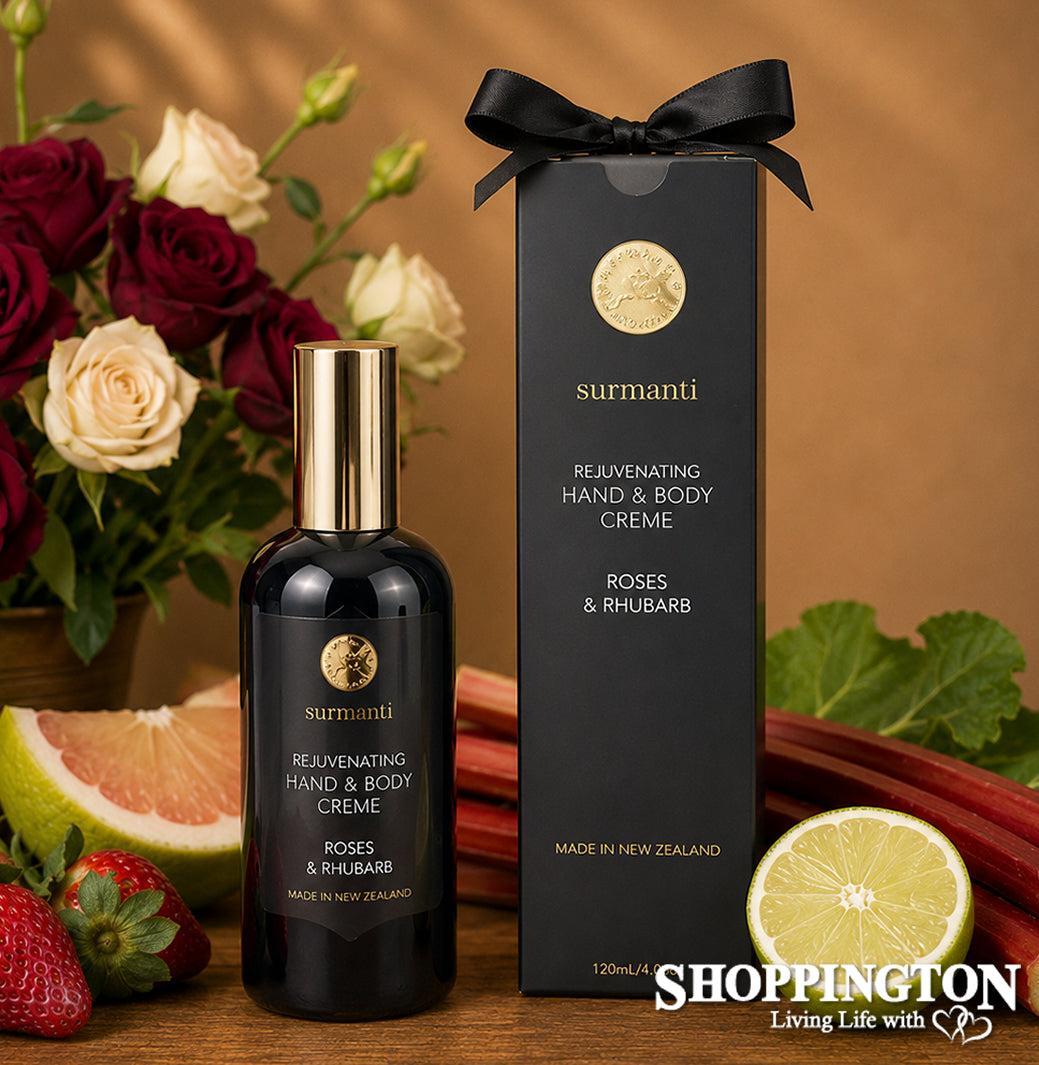Surmanti Roses & Rhubarb Hand & Body Creme