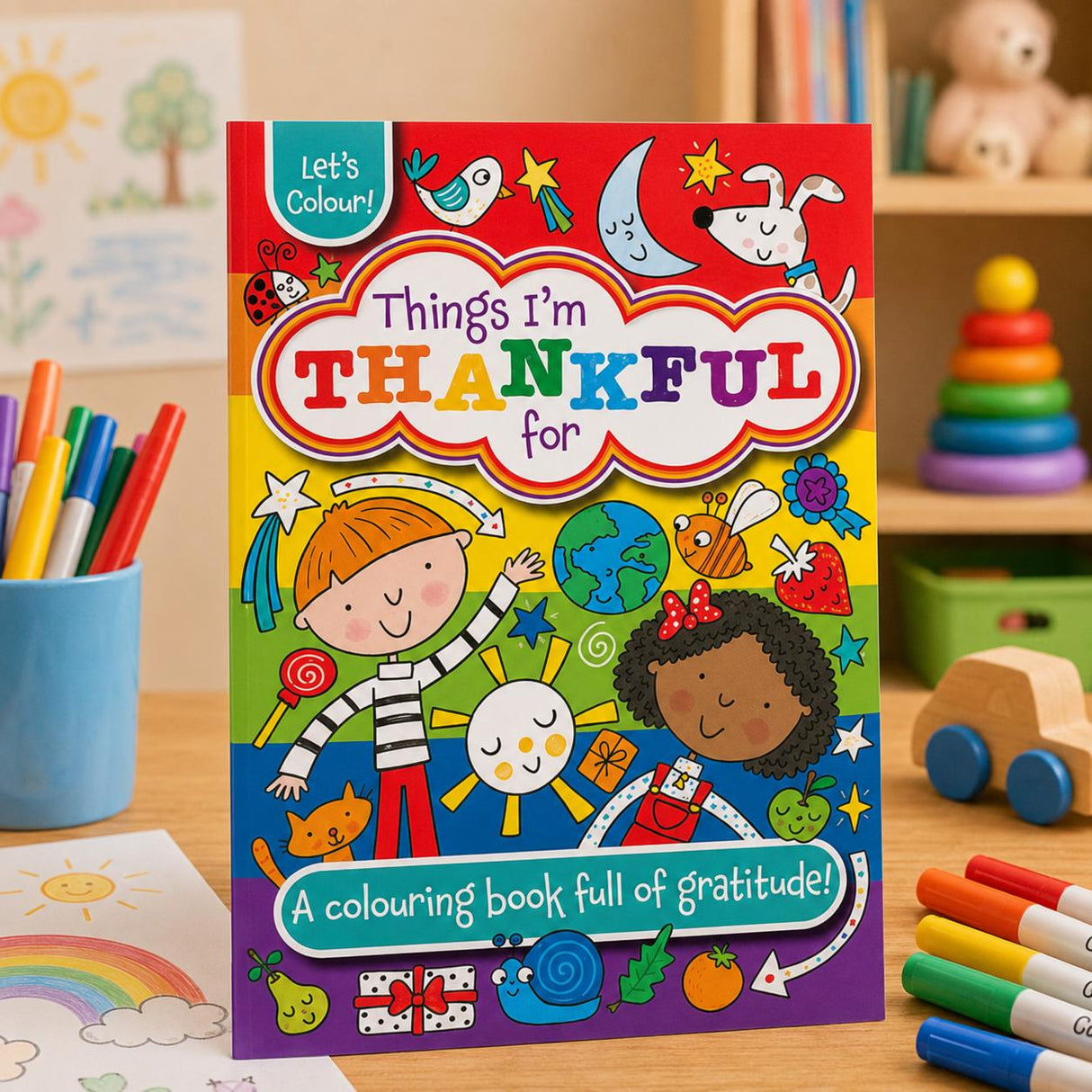 Thankful Colouring Book