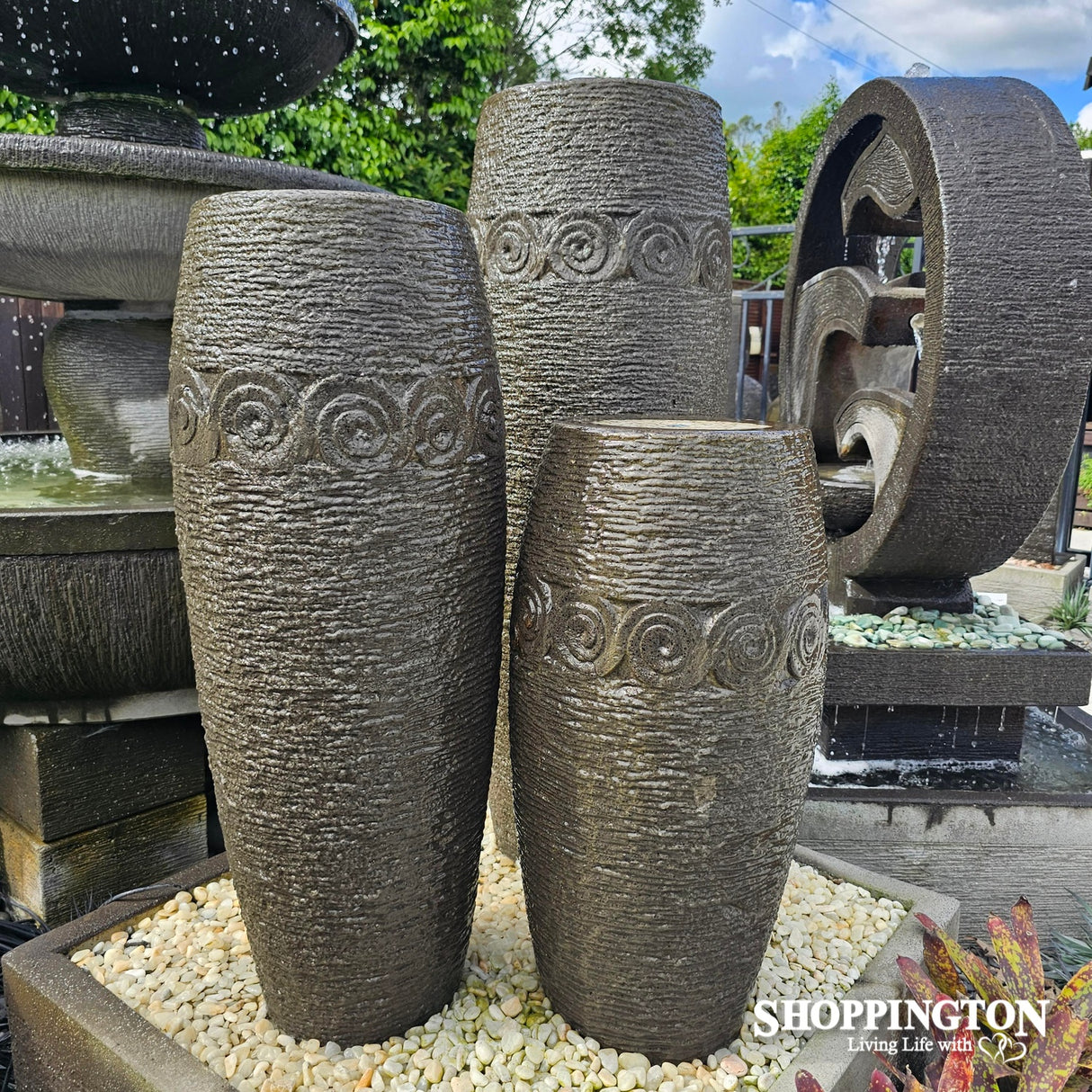 Three Sisters Water Feature - Koru