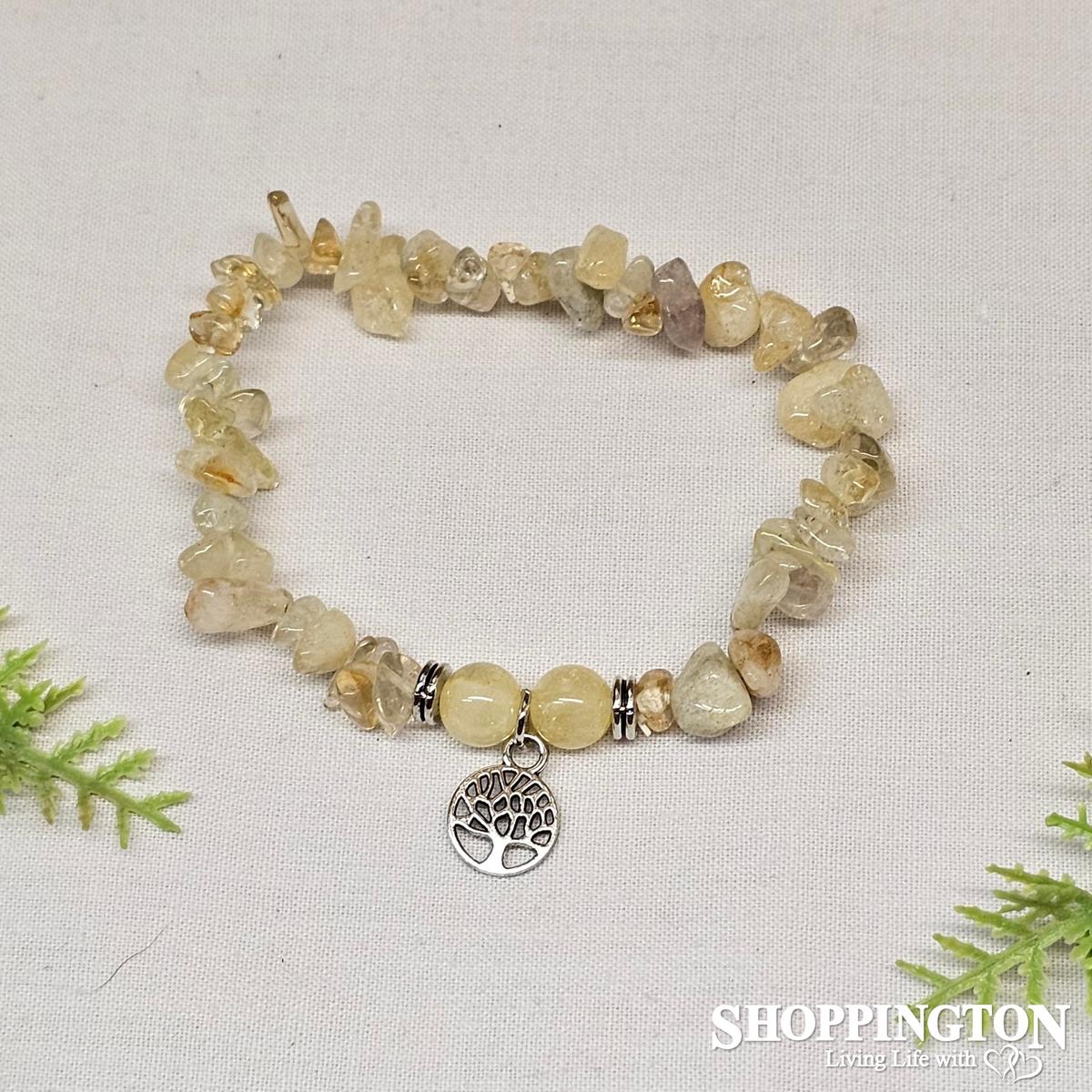 Tree of Life Gemstone Bracelets - Citrine