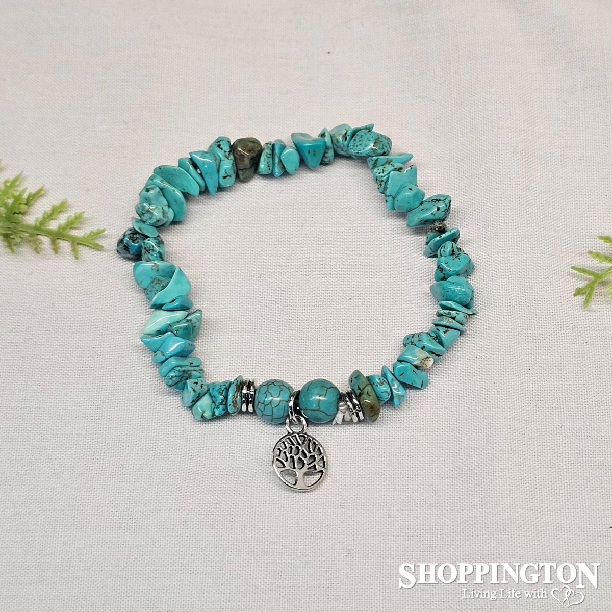 Tree of Life Gemstone Bracelets - Turquoise