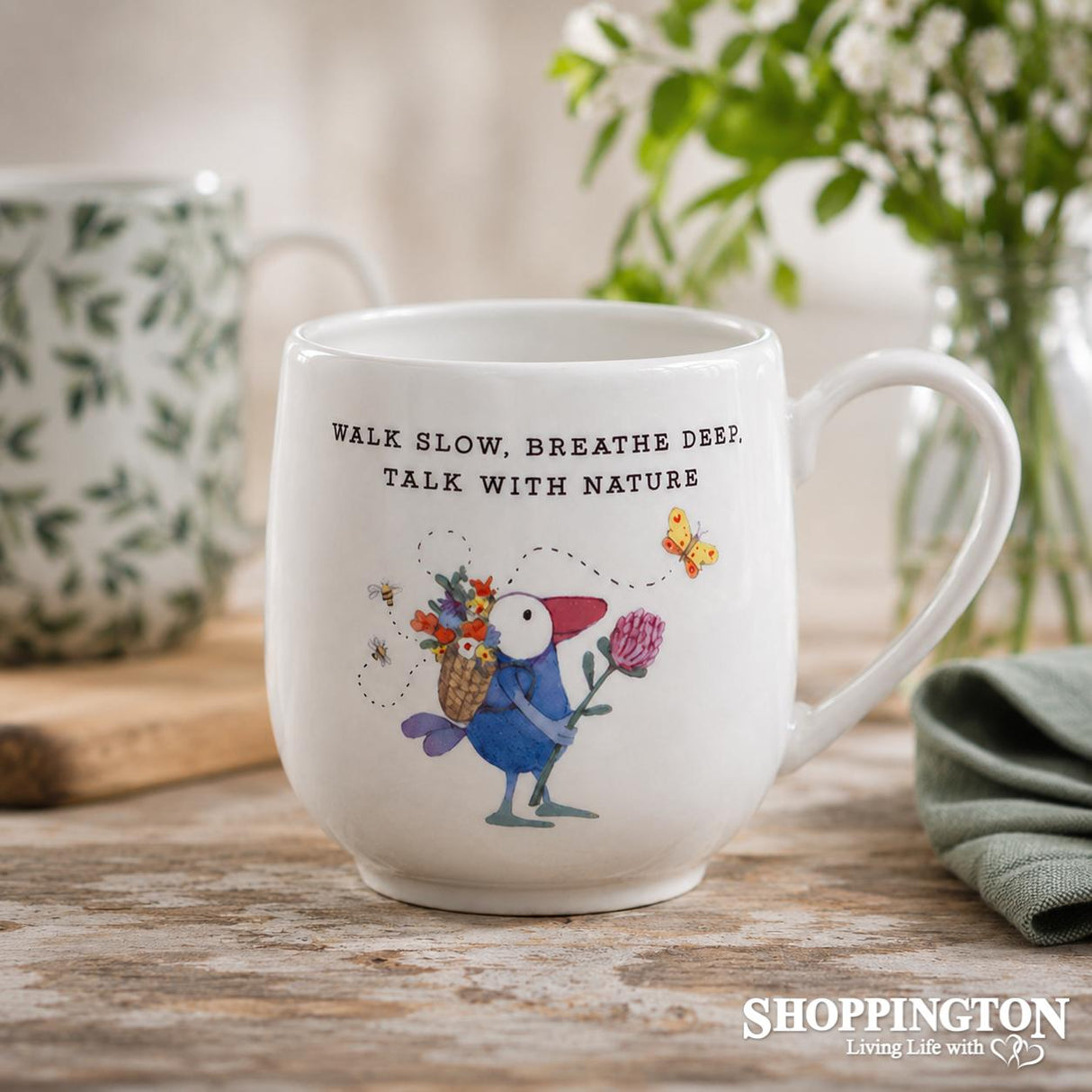 Twigseeds Cup / Mug - Walk Slow, Breathe Deep