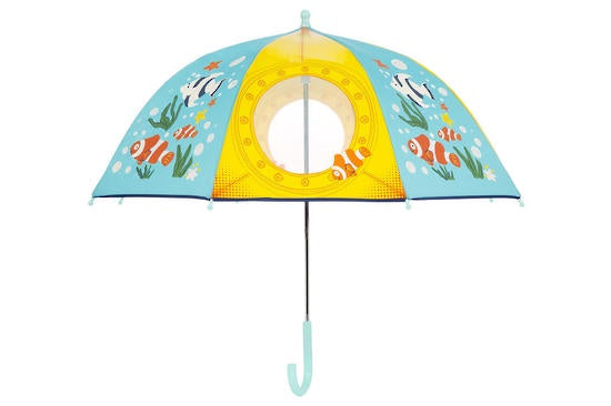 Colour Changing Kids Umbrella - Submarine