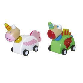 Unicorn And Dragon Wooden Pull Back