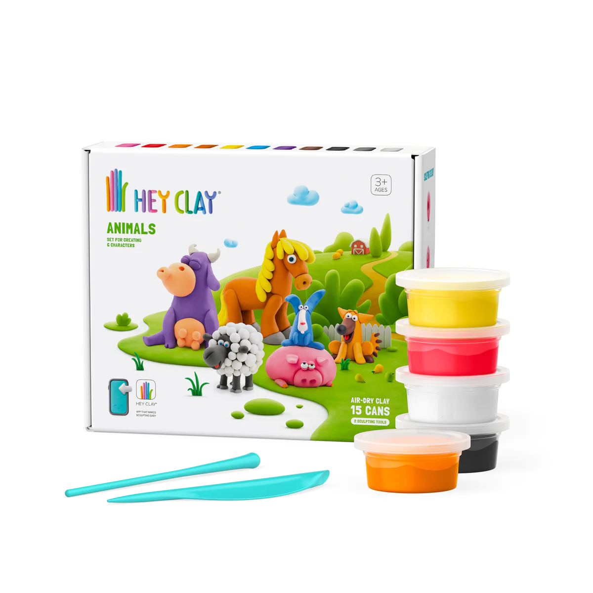 Hey Clay - 15 Can Sets - Animals