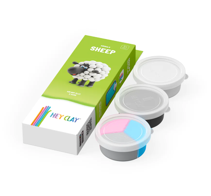 Hey Clay - 3 Can Sets - Sheep