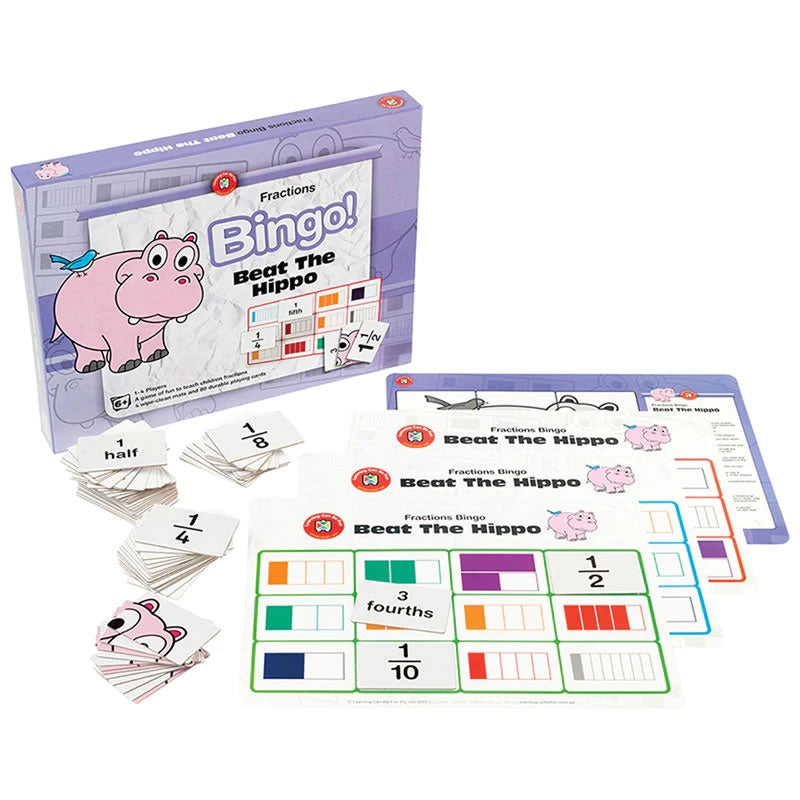 LCBF Bingo - Fractions Beat The Hippo