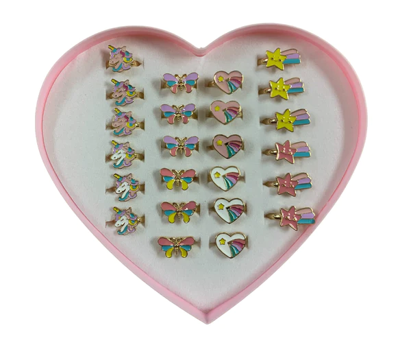 Pink Poppy - Unicorn Fantasy Rings