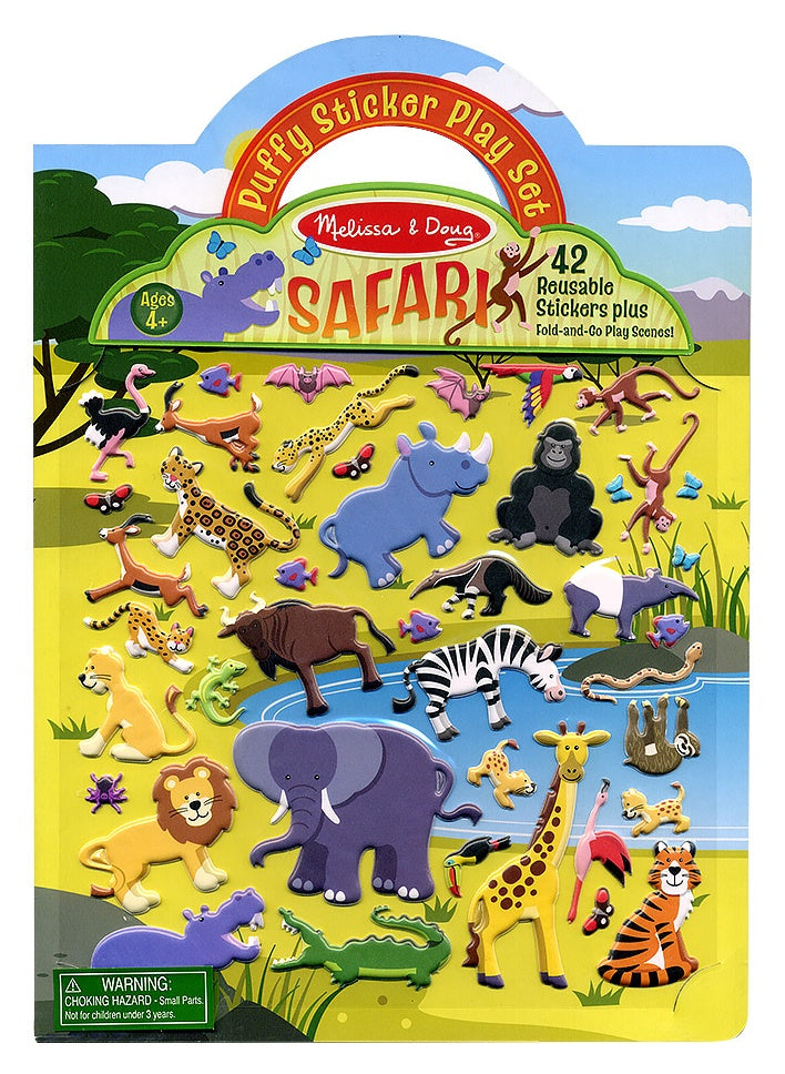 Melissa and Doug - Safari Puffy Stickers