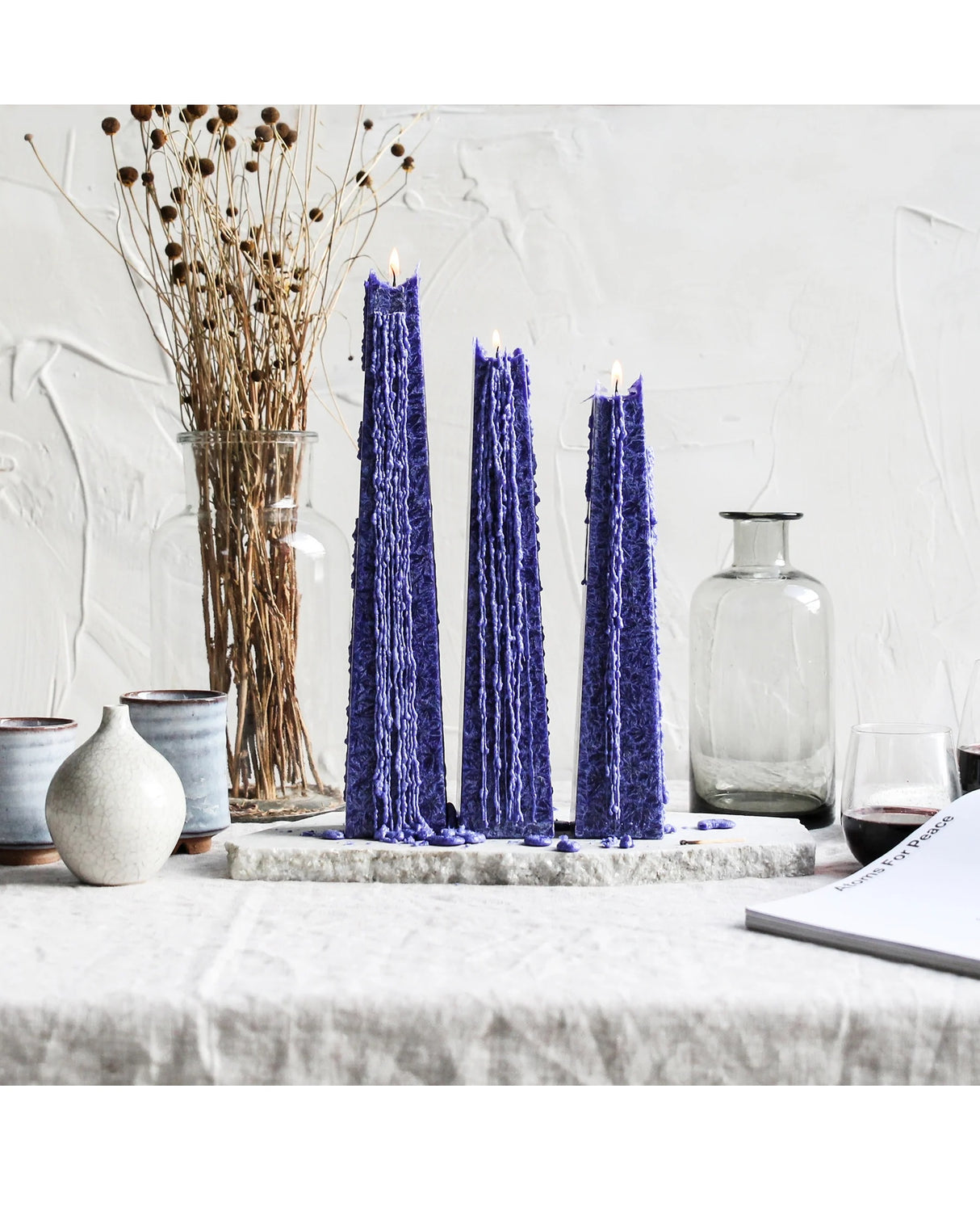 Living Light Icicle Candle - Night Bloom