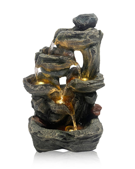 Water Fountain - Stone & Wood (indoors)