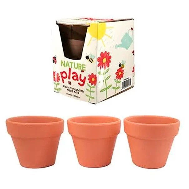 Nature Play - Set 3 Mini Pots