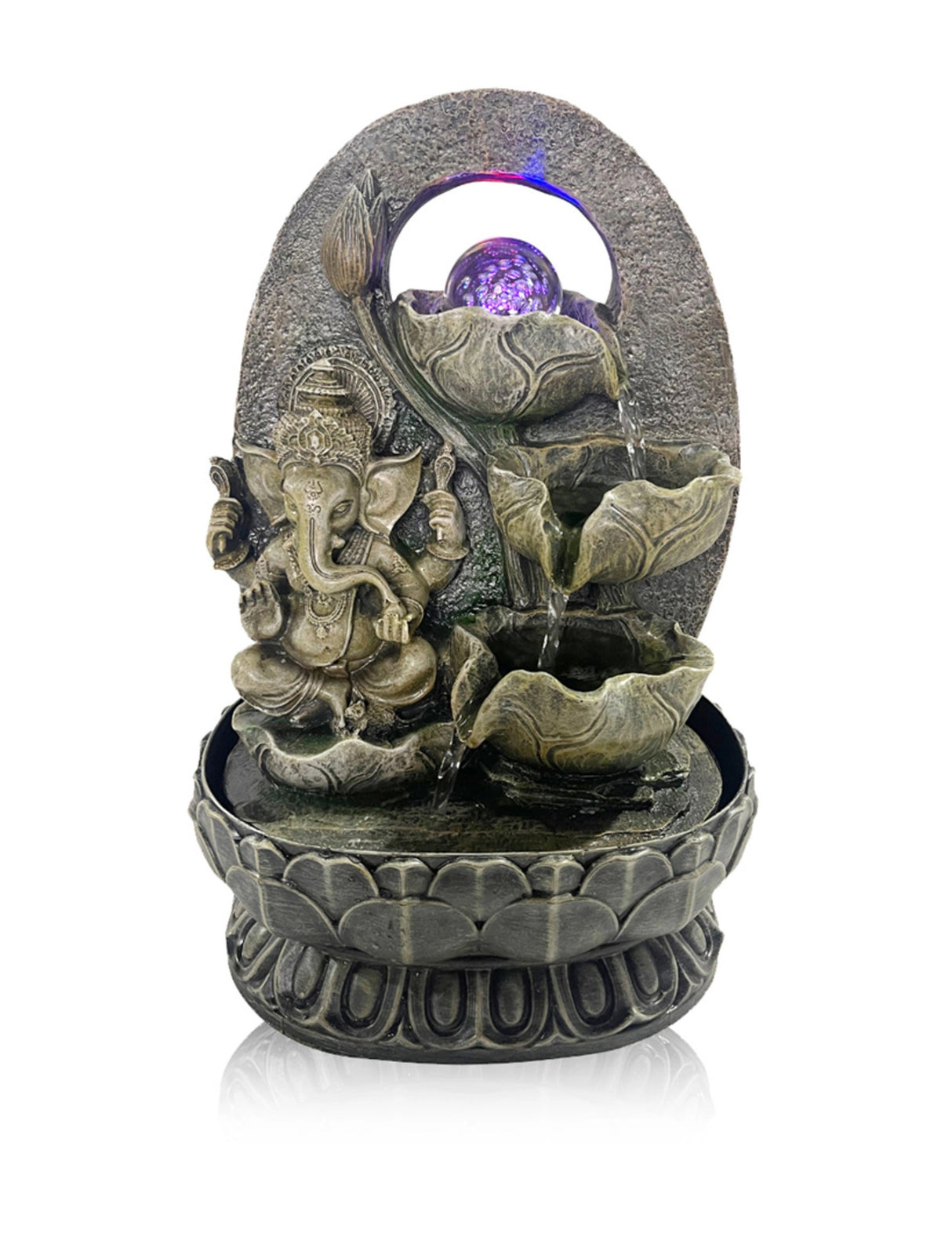 Water Fountain - Ganesh & Lotus