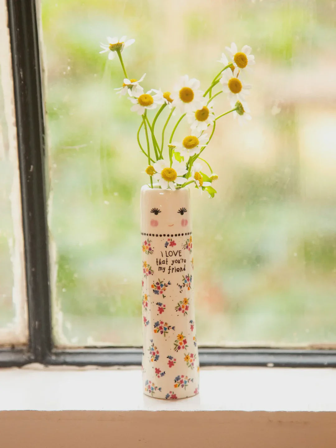 Folk Friend Bud Vase - I Love Friend