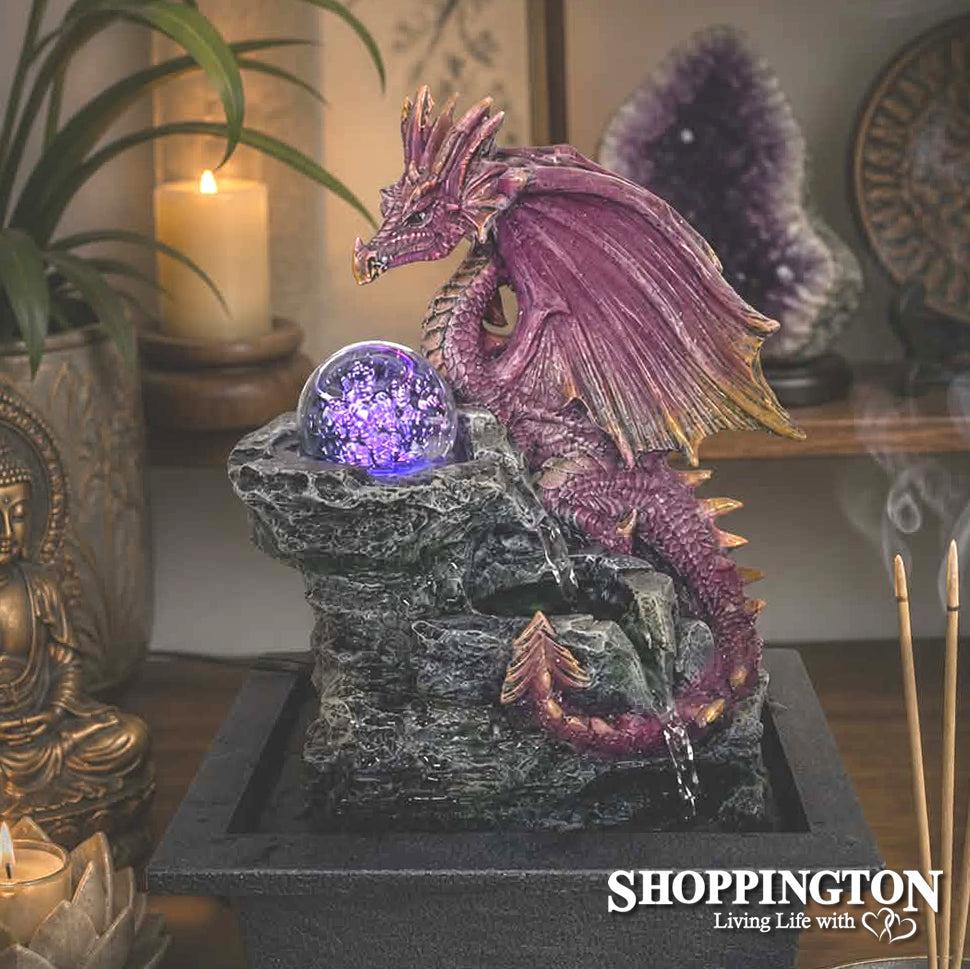Water Fountain Dragon and Ball (indoors)