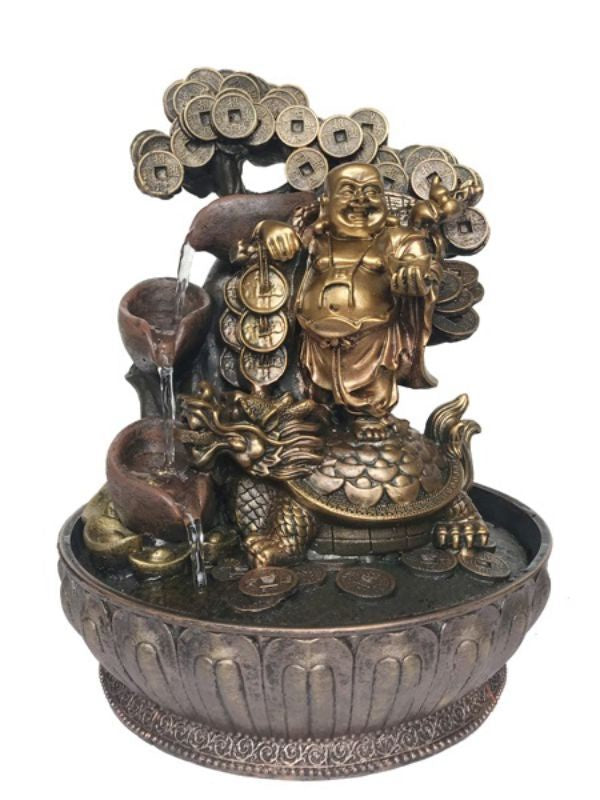 Water Fountain - Goodluck Laughing Buddha (indoor)