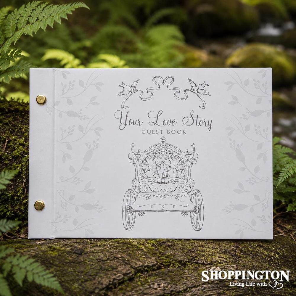 Wedding Album: Cinderella & Prince Guest Book